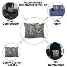 Load image into Gallery viewer, Silky Two Tone_Elegant Silky Car Cushion Pillow Set of 2 | Elegant Auto Retail 
