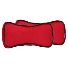 Load image into Gallery viewer, snugred Neck Rest2 Elegant Snug Memory Foam Car Neck Rest Pillow (Set of 2) | Elegant Auto Retail
