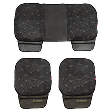 Load image into Gallery viewer, Space CoolPad Car Seat Cushion Black and Grey (Set of 3)
