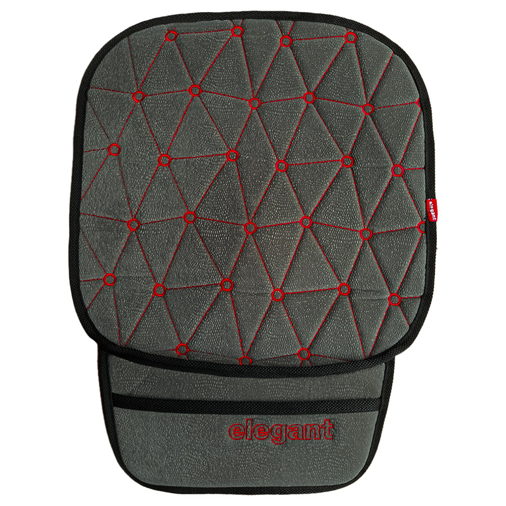 Space CoolPad Car Seat Cushion Grey-Red (For Driver)