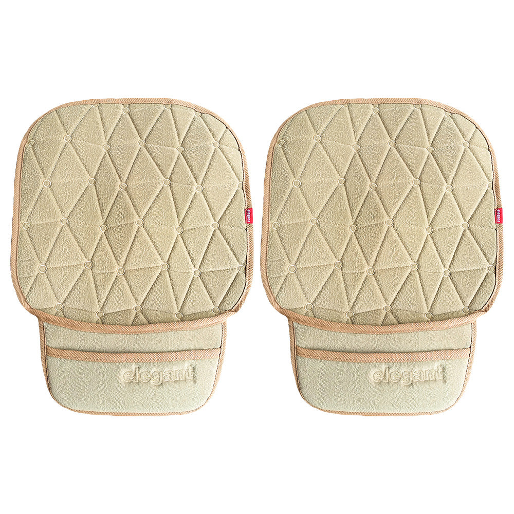 Space CoolPad Car Seat Cushion Beige (Set of 2)