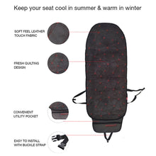 Load image into Gallery viewer, Space CoolPad Full Car Seat Cushion Black and Red (For Driver) | Elegant Auto Retail 
