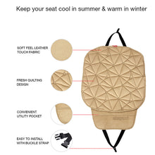 Load image into Gallery viewer, Space CoolPad  Seat Cushion Beige (For Driver) | Elegant Auto Retail 
