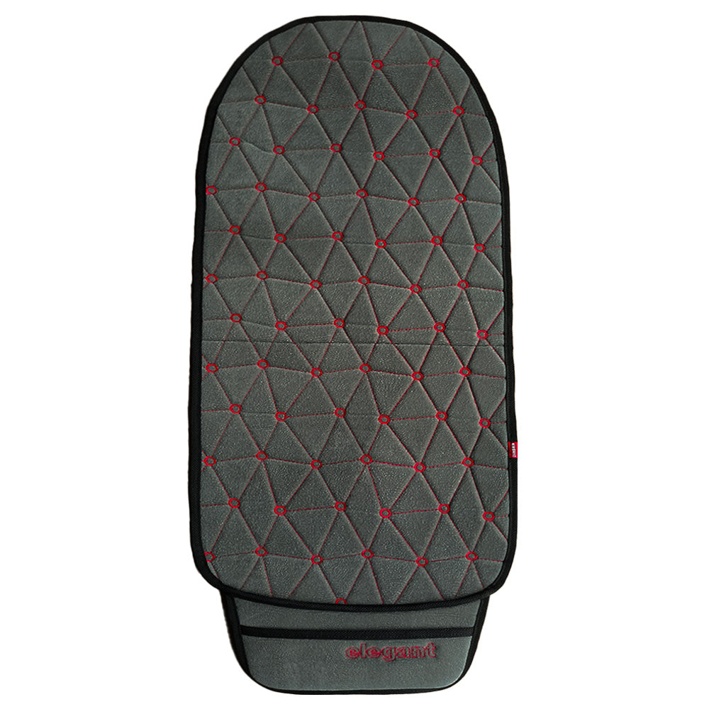Space CoolPad Full Car Seat Cushion Grey-Red (For Driver)