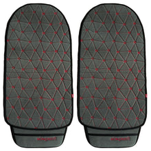 Space CoolPad Full Car Seat Cushion Grey-Red (Set of 2)