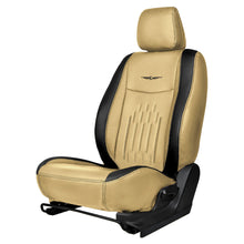 Vogue Speed Plus Art Leather Car Seat Cover For Maruti Zen  In Beige Black| Elegant Auto Retail