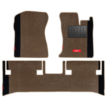 Load image into Gallery viewer, Duo Carpet Car Floor Mat For Mahindra Thar - Beige Black | Elegant Auto Retail
