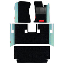 Load image into Gallery viewer, Duo Carpet Car Floor Mat For Mahindra Thar - Black Silver | Elegant Auto Retail
