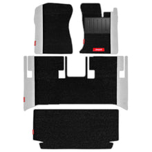 Load image into Gallery viewer, Duo Carpet Car Floor Mat For Mahindra Thar - Black White | Elegant Auto Retail
