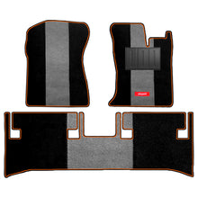 Load image into Gallery viewer, Edge Carpet Car Floor Mat For Mahindra Thar - Black Grey | Elegant Auto Retail
