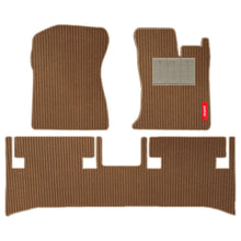 Load image into Gallery viewer, Cord Carpet Car Floor Mat For Mahindra Thar - Beige Beige | Elegant Auto Retail

