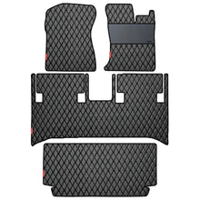 Load image into Gallery viewer, Luxury Leatherette Car Floor Mat For Mahindra Thar - Black Black | Elegant Auto Retail
