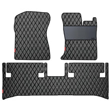 Load image into Gallery viewer, Luxury Leatherette Car Floor Mat For Mahindra Thar - Black Black | Elegant Auto Retail
