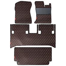 Load image into Gallery viewer, Luxury Leatherette Car Floor Mat For Mahindra Thar - Brown Beige | Elegant Auto Retail
