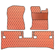 Load image into Gallery viewer, Luxury Leatherette Car Floor Mat For Mahindra Thar -Tan Black | Elegant Auto Retail
