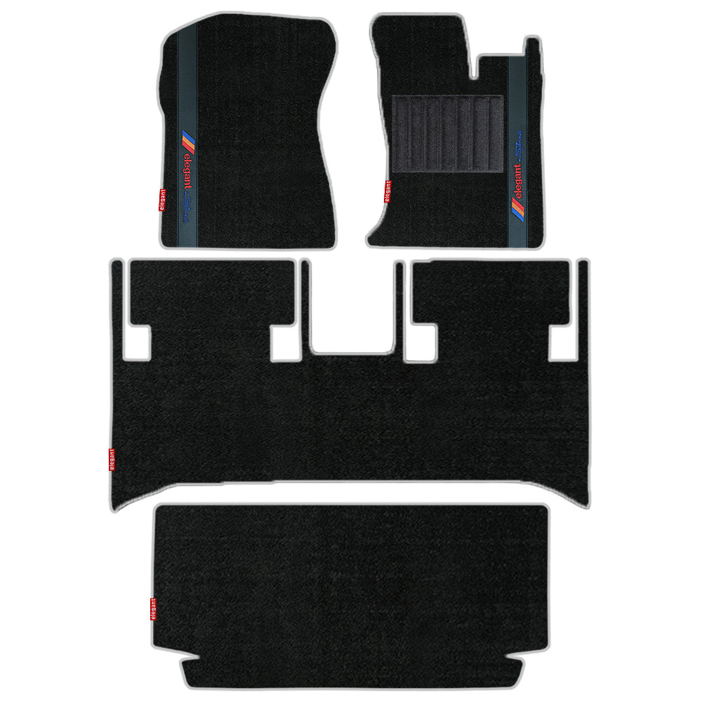 Sports Carpet Car Floor Mat For Mahindra Thar - Black Black | Elegant Auto Retail