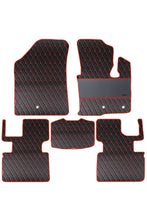 Load image into Gallery viewer, Luxury Leatherette Car Floor Mat For Volvo XC60 - Black Red | Elegant Auto Retail
