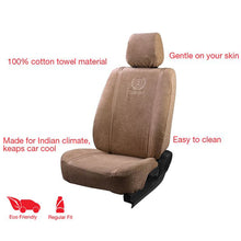 Load image into Gallery viewer, Towel Fabric Car Seat Cover Beige
