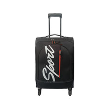 Load image into Gallery viewer, Elegant Sport Vertical Trolley Bag Large Suitcase for Travelling -Black and Orange
