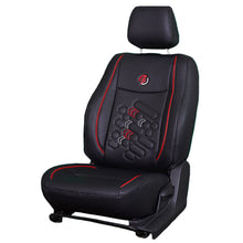 Victor 2 Art Leather Car Seat Cover For Maruti SX4 - Black Red | Elegant Auto Retail