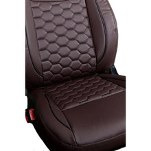 Load image into Gallery viewer, Victor 3 Art Leather Car Seat Cover For Hyundai Tucson - Brown Black | Elegant Auto Retail
