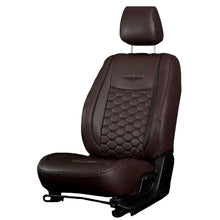 Load image into Gallery viewer, Victor 3 Art Leather Car Seat Cover For MG ZS EV - Brown Black | Elegant Auto Retail
