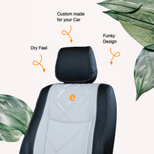 Load image into Gallery viewer, Victor Duo Art Leather Car Seat Cover Black For Mahindra Scorpio
