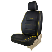 Load image into Gallery viewer, Vogue Urban Plus Art Leather Car Seat Cover For Honda Civic - Black Yellow | Elegant Auto Retail
