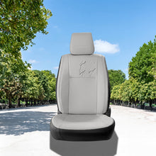 Load image into Gallery viewer, Vogue Zap Plus Art Leather Bucket Fit Car Seat Cover For Honda Civic - Black CGrey | Elegant Auto Retail
