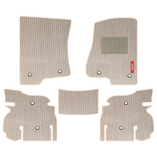 Load image into Gallery viewer, Cord Carpet Car Floor Mat For Jeep Wrangler Rubicon - Beige Beige | Elegant Auto Retail

