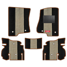 Load image into Gallery viewer, Edge Carpet Car Floor Mat For Jeep Wrangler Rubicon - Black Beige | Elegant Auto Retail
