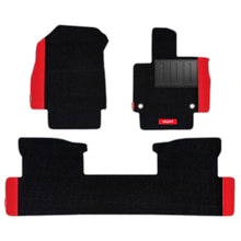 Load image into Gallery viewer, Duo Carpet Car Floor Mat For Mahindra XEV 9e - Black Red | Elegant Auto Retail
