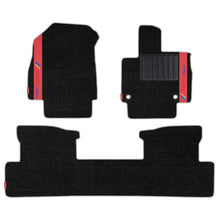 Load image into Gallery viewer, Sports Carpet Car Floor Mat For Mahindra XEV 9e - Black Red | Elegant Auto Retail

