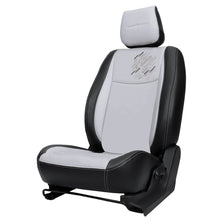 Load image into Gallery viewer, Vogue Zap Plus Art Leather Bucket Fit Car Seat Cover For Honda Civic - Black CGrey | Elegant Auto Retail
