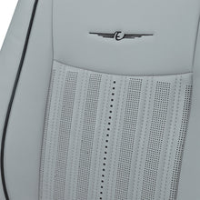 Zippy Nappa PR Art Leather Car Seat Cover For Honda Amaze - C Grey Black | Elegant Auto Retail