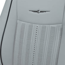 Zippy Nappa PR Art Leather Car Seat Cover For Hyundai i20 (Grey-Black) | Elegant Auto Retail