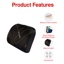 Load image into Gallery viewer, Elegant Fur Memory Foam Lumbar Support Back Rest  Car Pillow
