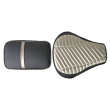 Load image into Gallery viewer, Dash Twin Bike Seat Cover Black &amp; Gold for Bullet
