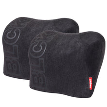 Load image into Gallery viewer, Elegant Memory Foam Neck Rest D Car Support Memory Foam Pillow (Set of 2) | Black Color 
