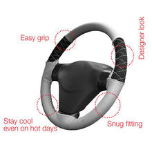 Load image into Gallery viewer, Car Steering Wheel Cover Grey
