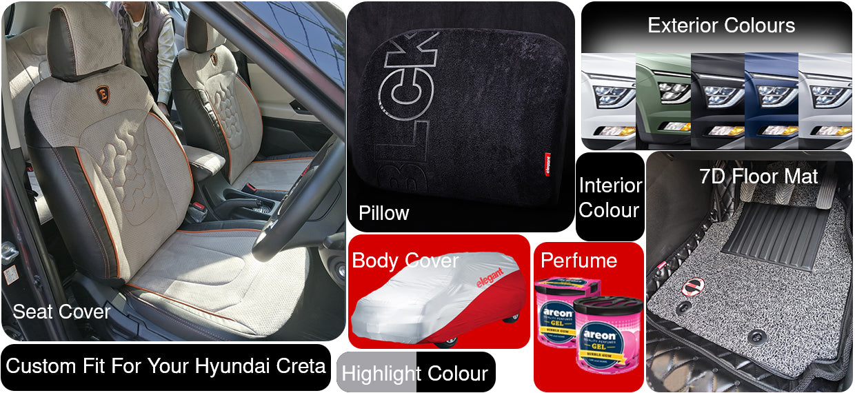 Designer Inspired SEAT Covers WHEEL Covers & PILLOWS Sets