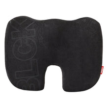 Load image into Gallery viewer, BLCK Memory Foam Coccyx Seat Cushion Pillow - Black
