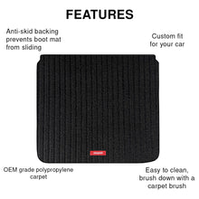 Load image into Gallery viewer, Carpet Car Dicky Mat Black For Honda Brio
