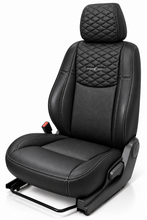 Elegant nitro art leather seat cover design