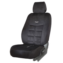 Load image into Gallery viewer, Emperor Velvet Fabric Car Seat Cover For Honda Civic - Black | Elegant Auto Retail
