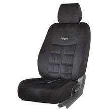 Load image into Gallery viewer, Emperor Velvet Fabric Car Seat Cover Black For Mahindra Scorpio
