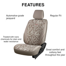 Load image into Gallery viewer, Fabguard Fabric Car Seat Cover Beige For Honda Amaze
