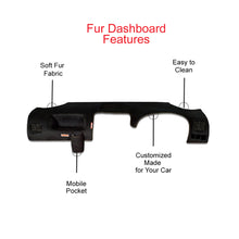 Load image into Gallery viewer, Fur Car Dashboard Cover Black

