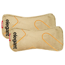 Load image into Gallery viewer, Elegant Fur Memory Foam Neck Support Car Pillow (Set of 2) Beige
