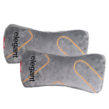 Load image into Gallery viewer, Elegant Fur Memory Foam Neck Support Car Pillow (Set of 2) Grey
